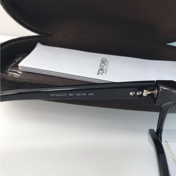 Tom Ford TF5433 001 Black Eyeglasses Frame RX 53-19 31 - Picture 7 of 7